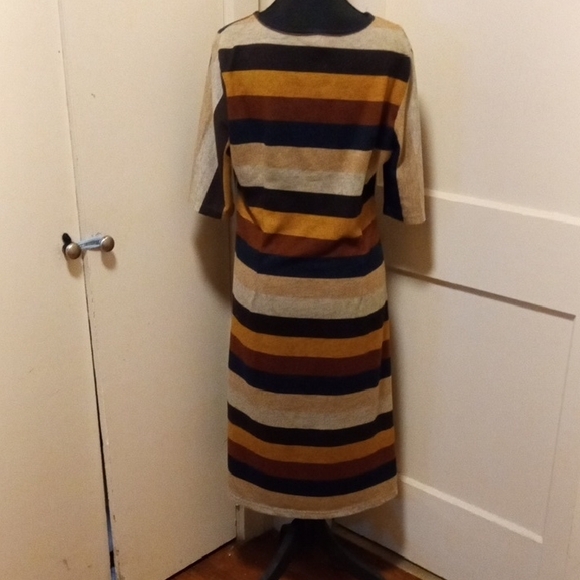 Striped Midi Dress in Multicolor - Picture 3 of 8